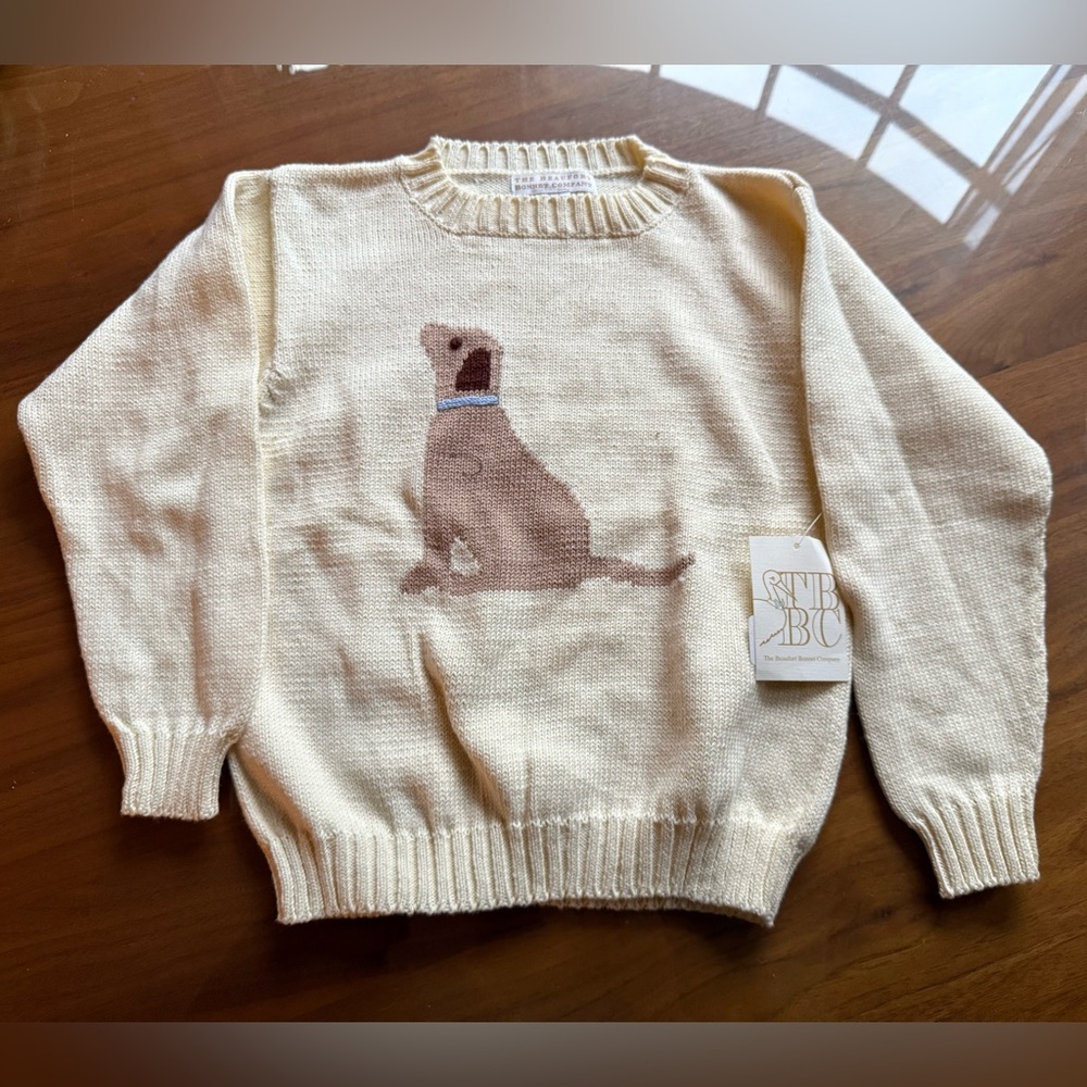 Isaac’s intarsia palmetto pearl tbbc beaufort bonnet co Dog Sweater